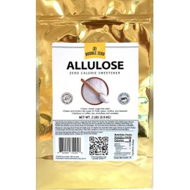 Allulose Sweetener Sugar Substitute Keto Friendly Non-Glycemic for healthy baking cooking coffee cocktails. Zero sugar gluten free. 2 Big Pounds