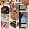 4 Pcs Bag Bases for Crochet with Adjustable Straps, DIY