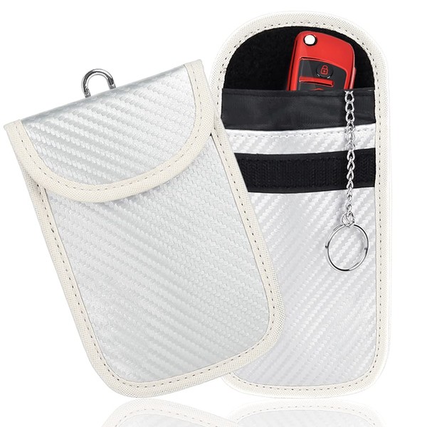 Upgraded Faraday Bag for Key Fob (2 Pack),Premium Faraday Key