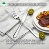 Flying Leaves 6 Piece Stainless Steel Dinner Knives Set, 9