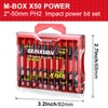 Geinxurn Impact Tough 2 in. #2 Phillips Screwdriver Bits Set,10