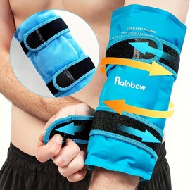 Ice Pack for Tennis Elbow, Elbow Gel Ice Pack for Hot Cold Compress - L/XL for Men