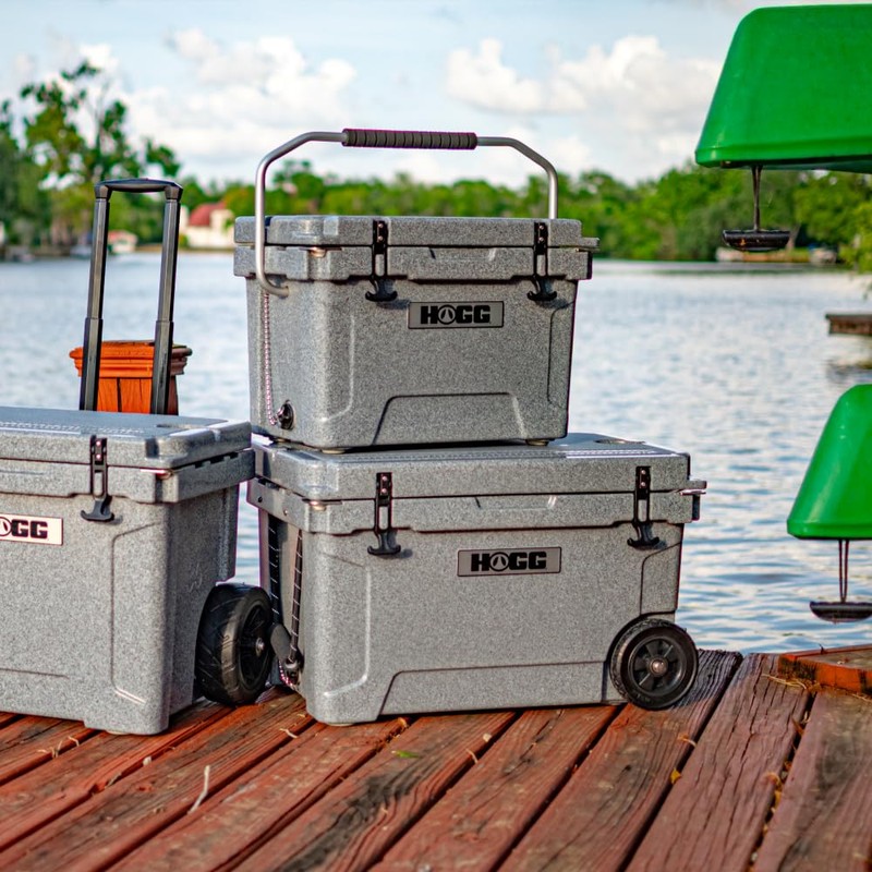 Hogg 20 qt Hard Cooler with Handle, Insulated Portable Cooler,
