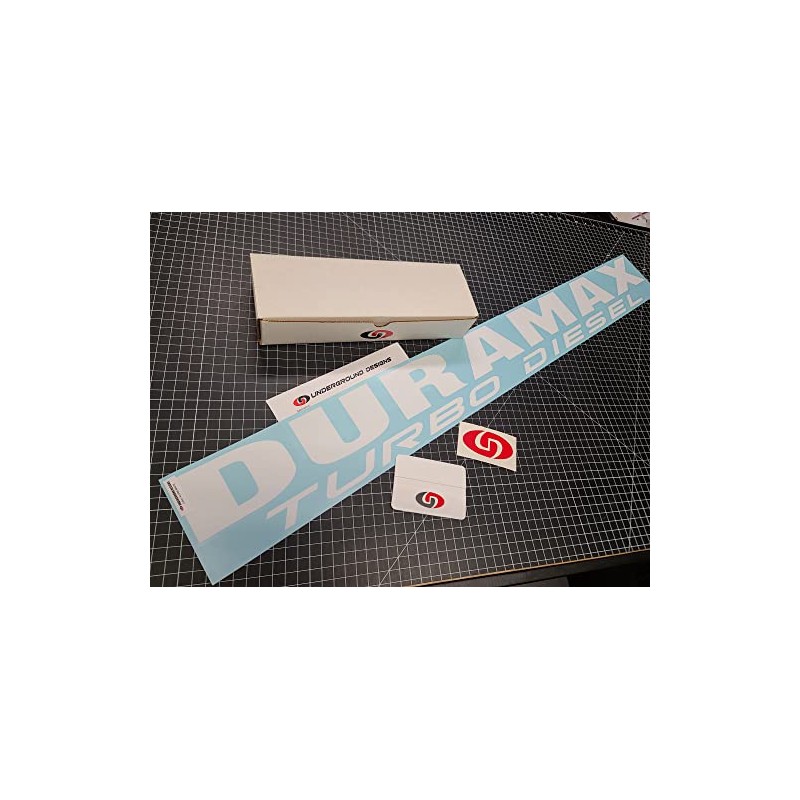 Duramax Windshield Decal Turbo Diesel Banner Sticker 4.5" x 40"