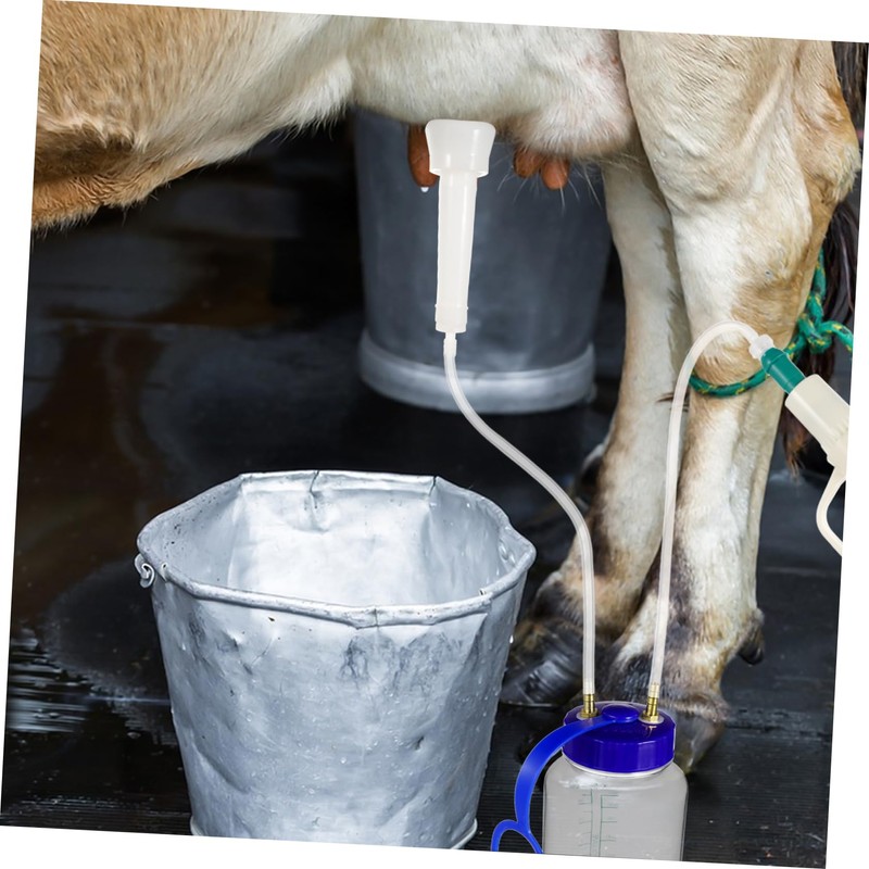 YARNOW Manual Milking Machine for Cows and Sheep, Portable Handheld