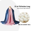 Nonakgado 100% long silk scarf-women's fashion Gradient mulberry silk head