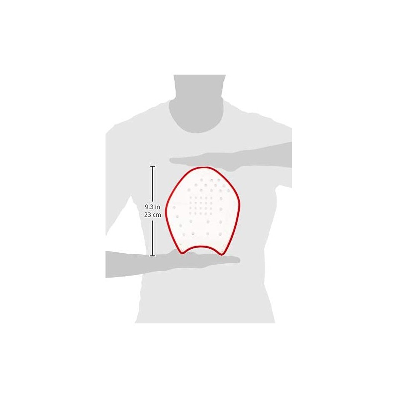 TYR Catalyst Stark Paddle Swimming Equipment, Clear, X-Large