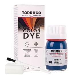 Leather Colour for Natural Leather, Synthetic and Textile | Leather Dye 25 ml | Dye for Shoes, (16) Midnight