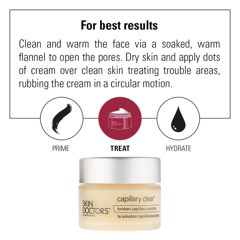 Skin Doctors Capillary Clear Cream, Broken Capillary Formula, 50 ml