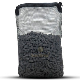 SunGrow Supreme Activated Carbon, Large Pellets for Best Filtration, Benefits Salt and Freshwater Aquariums, No More Smelly or Yellow Water, 10 Oz Pack