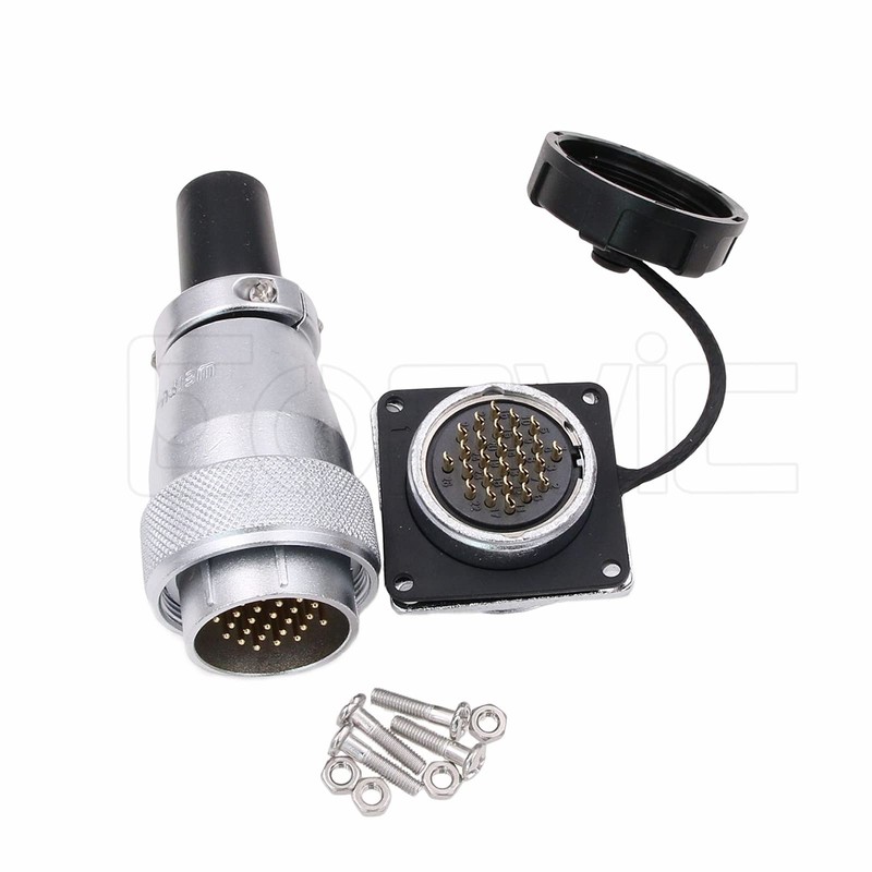 Eonvic WEIPU WS28 - Conector de 26 pines impermeable IP67