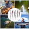 6 pcs 13.5cm/13.5g Freshwater Saltwater Fishing Lures Plastic Hard Baits