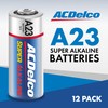 ACDelco 12-Count A23 Batteries, 12V Maximum Power Super Alkaline Battery