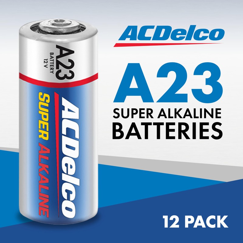 ACDelco 12-Count A23 Batteries, 12V Maximum Power Super Alkaline Battery