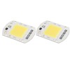 2 Pcs LED COB Chip High Power Driverless Integrated SMD