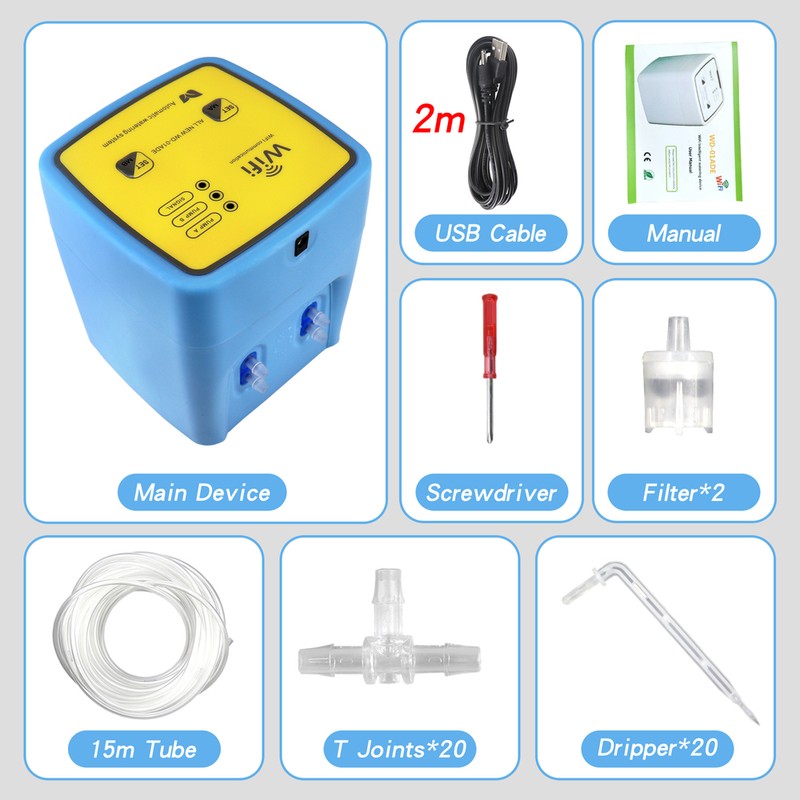 WIFI Intelligent Watering Device Double Pump Timed Automatic Drip Irrigation