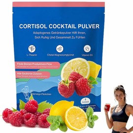Jello Cortisol Cocktail Powder, 2026 Cortisol Lower Powder, Increase Concentration, Stay Relaxed & Reduce Stress Naturally, Suitable for Men and Women (Pack of 20)