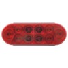 Crimp Supply Red 6" Oval LED Stop/Tail/Turn Lights (1 per