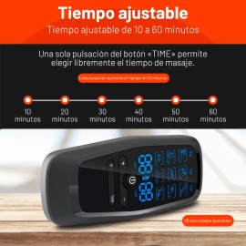 Tens/ems Electroestimulador Muscular Pulso Recargable 9modos