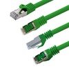 1aTTack.de 1,0m - grün - 5 Stück CAT.7 Netzwerkkabel Patchkabel