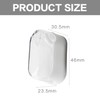Wall Mounted Toothbrush Holder, Self-Adhesive Bathroom Storage Rack, Clear Plastic