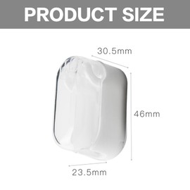 Wall Mounted Toothbrush Holder, Self-Adhesive Bathroom Storage Rack, Clear Plastic Organizer, No-Drill Installation, 3 Pack