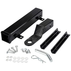 Golf Cart Heavy Rear Seat Trailer Hitch Kit for Club Car EZGO Yamaha, Use on Step on Back of Golf Cart