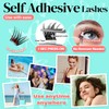 AILAISHI No Glue Needed Lashes, Self Adhesive Eyelashes, DIY Lash