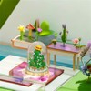 NOOLY Flower Building Blocks with Platic Cover for Home and