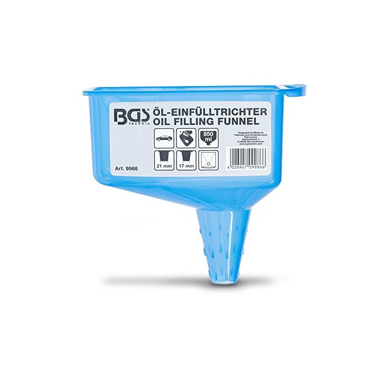 BGS 9986 | Oil Funnel | 850 ml Reservoir