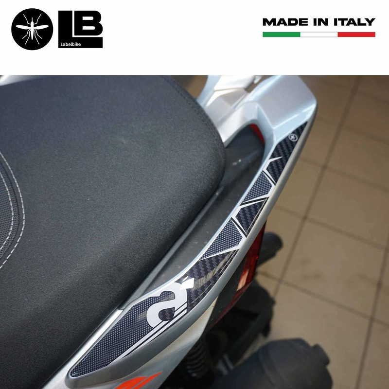 labelbike - 3D Sticker Protection Scooter Pillion Grips Compatible with