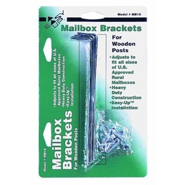 Gibraltar Mailboxes Silver Steel Mounting Hardware