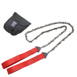 Hand Chainsaw with 48 Bi-Directional Teeth for Camping and Survival, Easy and Fast Cutting