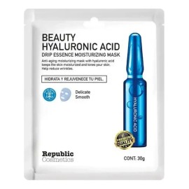 Pack3 Mascarilla Facial Republic Cosmetics Ácido Hialurónico