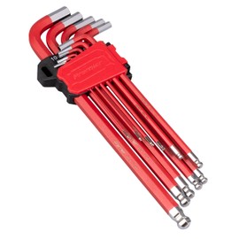 Sealey Anti-Slip XL Metric Ball-End Hex Key Set (11 Pieces)