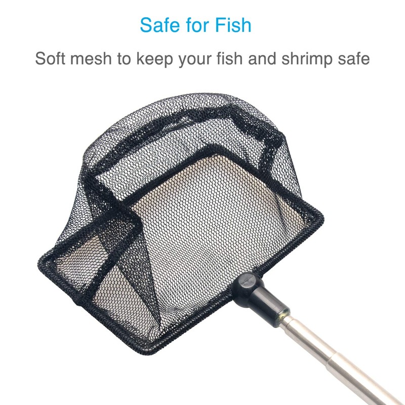 Pawfly 3.8 Inch Telescopic Aquarium Net Fine Mesh Small Fishnet