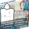 Aqua Speed: Premium Microfibre Poncho Towel with Hood - Versatile,