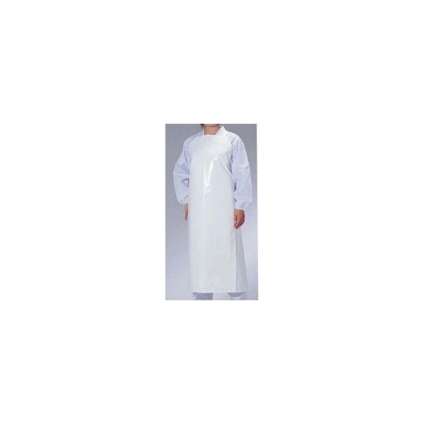 Wako E1001-0 Mighty Cloth (Apron) Bib Type, S Size, White