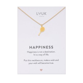 LUUK LIFESTYLE Modern Stainless Steel Necklace with Pendant, 50 cm Adjustable Length, Jewellery Gift for Best Friend, Silver, Stainless Steel