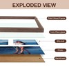 Gmllary 11x14 Collage Picture Frame Walnut, 5-4x6 Photo Frame, 1