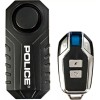 POLICE Bike Alarm with Remote Motorcycle Scooter Anti Theft Security