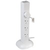 Extension Tower 8 Gang with 2 USB WHT 1M, Power