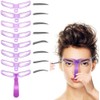 Eyebrow Stencil for Beginners, 8 Styles Eyebrow Shaper Kit with