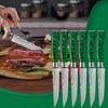 FULLHI 14pcs Block Knife Set, Chef's Knife Steak Knives Set