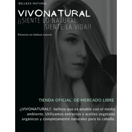 Keratina Alaciante Con Extractos Naturales, Vivo Natural.