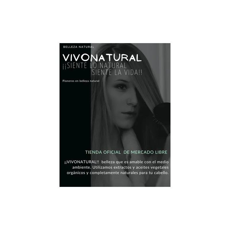 Keratina Alaciante Con Extractos Naturales, Vivo Natural.