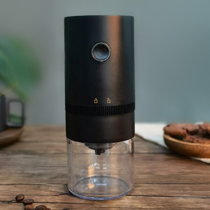 Portable Electric Burr Coffee Grinder Ceramic Blade Burr Grinder USB