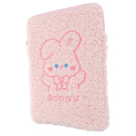 COHEALI Plush Tablet Protection Case for Students Universal Tablet Storage Pouch Soft Inner Bag Water-Resistant Laptop Sleeve for School and Travel