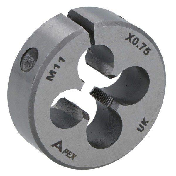 M11 x 0.75mm Metric Split Die Rethreading Thread Cutter Tungsten