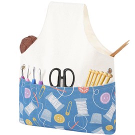 TOGETRUE Yarn Bag, Knitting Crochet Tote Bag, Lightweight Yarn Storage Bag Organizer, Travel Knitting Wrist Bag, Yarn Tote Bags for Crocheting, Holding Yarn, Knitting Needles (Accessories Pattern)